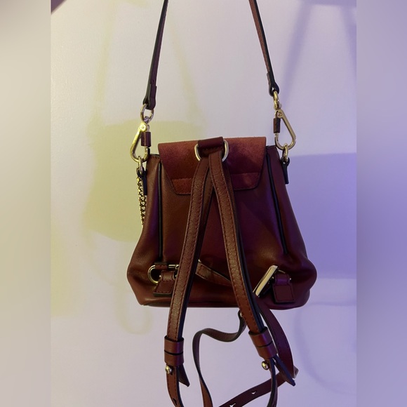 Chloe Suede CalfskinSmall Faye Backpack main image 4